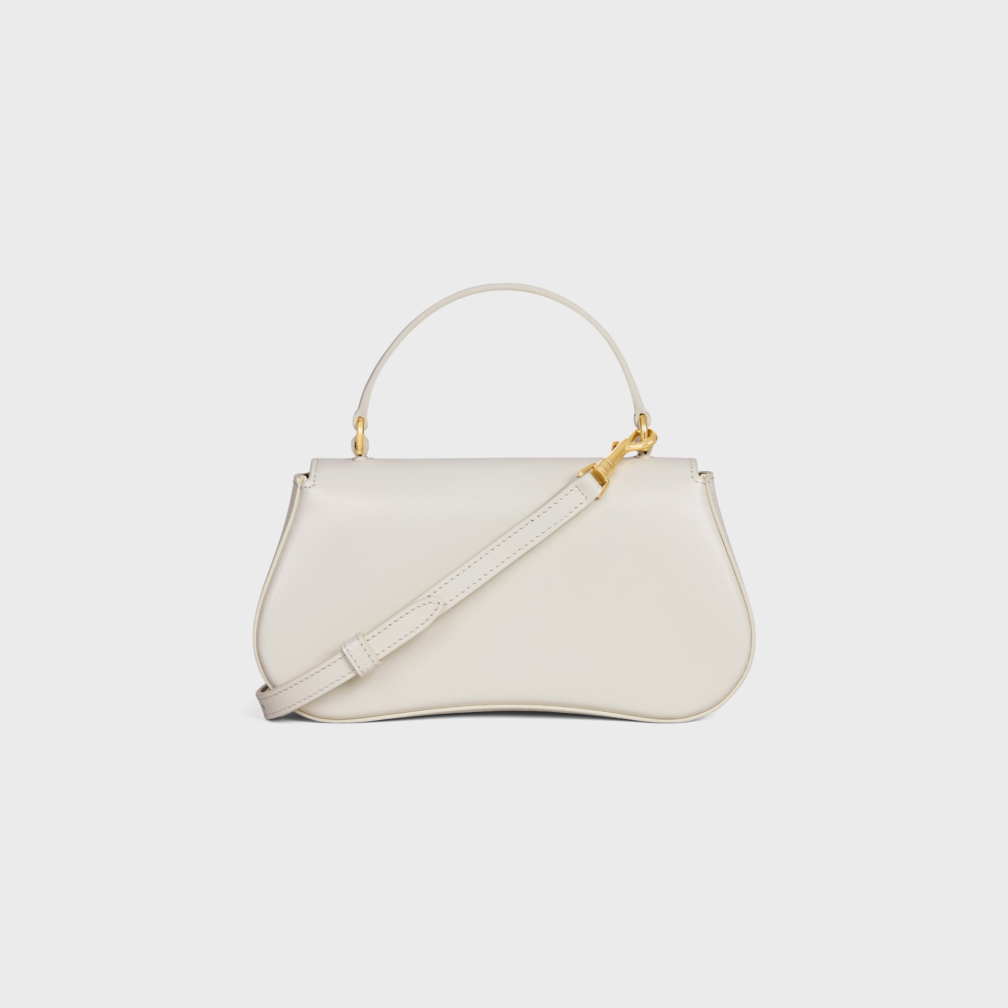 TEEN CELINE LOLA IN SHINY CALFSKIN WHITE COTTON - Image 3